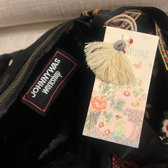 Johnny Was | Lilith Quilted Satin Tote NWT - Picture 9 of 10